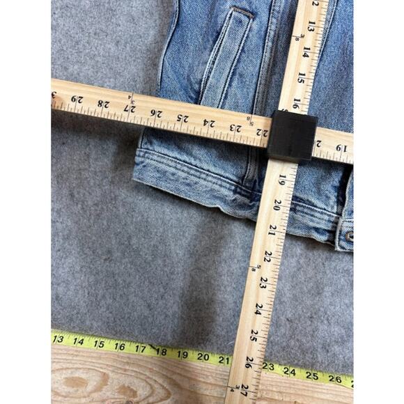 VTG Tommy Hilfiger Trucker Jean Jacket Women M Blue Stonewash Streetwear 90s Y2K - Picture 10 of 10